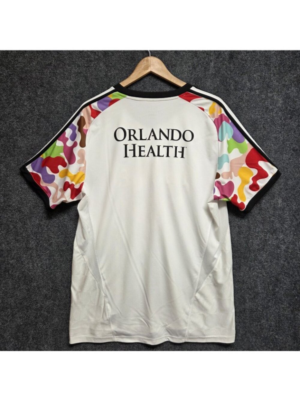 Adidas Men XL Tiro Jersey Love Unites Jersey HY5899 Multicolor Orlando City READ - Picture 4 of 11